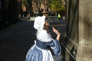 I just can't believe I'm actually at his monument! He's such a pillar of history, a true paragon, a man above all others...