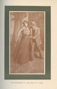 Plates The plates in this book were gorgeous, here is "He Proceeded to Lash Her to A Tree"